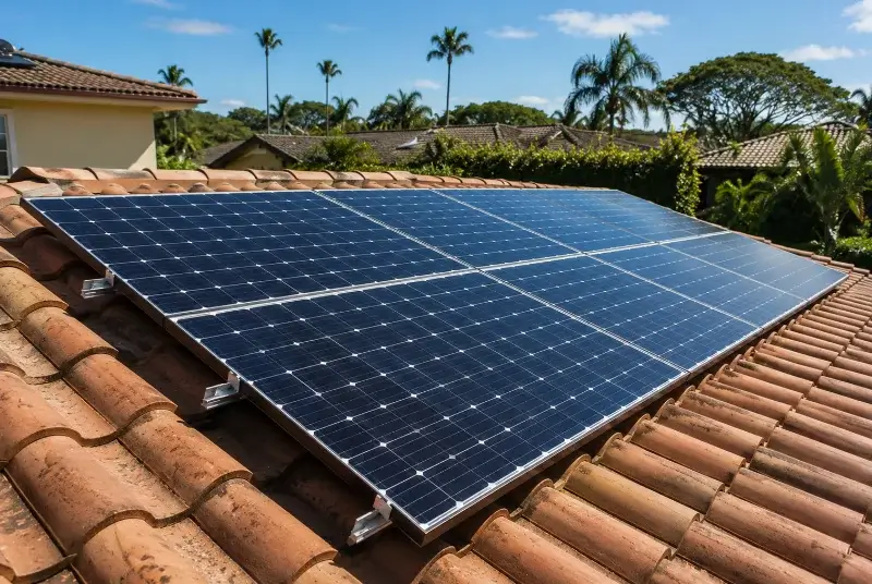 Installation de panneaux solaires à Peyrens
